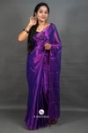 Purple Handloom Tissue Saree