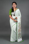 Premium Khadi Cotton Tree Printed Saree