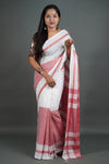 Zoya Red-White Saree