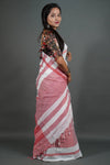 Zoya Red-White Saree