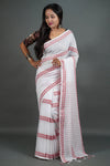 Sitara White Saree