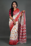 Charu Elegant Red Saree