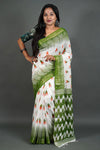 Charu Green Saree