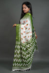 Charu Green Saree