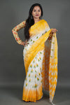 Charu Yellow Saree