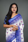 Charu Blue Saree