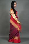 Divya Purple Saree