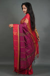 Divya Purple Saree