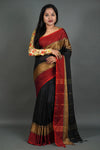 Divya Black Saree