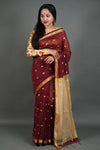 Simran Maroon Saree