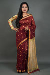 Simran Maroon Saree