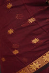 Simran Maroon Saree