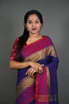 Divya Blue Saree