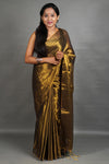 Metallic Gold Handloom Tissue Saree