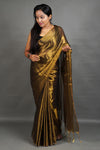 Metallic Gold Handloom Tissue Saree