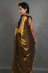 Metallic Gold Handloom Tissue Saree