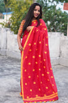 Garima Red Khadi