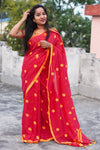 Garima Red Khadi