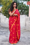 Garima Red Khadi